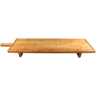 Intet mærke serveringsbræt xxl bambus 100x26x5,5 cm
