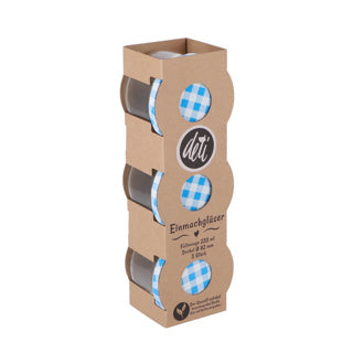 Syltetøjsglassæt 3 23 cl assorteret | 3 stk