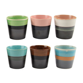 Kaffekrus cosmos 200 ml assorteret | 6 stk