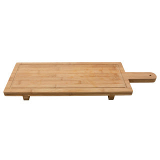 Intet mærke serveringsbræt xxl bambus 88x26x5 cm