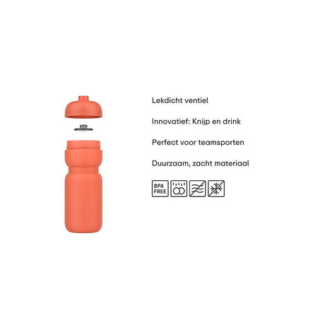 Mepal flaske squeeze 600ml frostblå