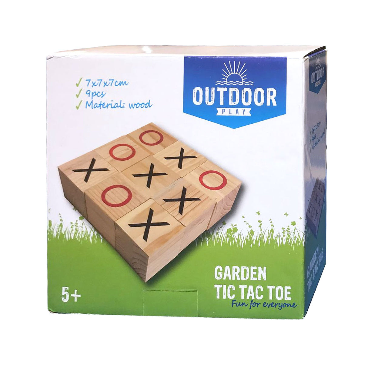 Udendørs leg tic tac toe