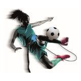 Sportx fodboldtræner - boldspil - bolddiameter 20cm - elastisk snor