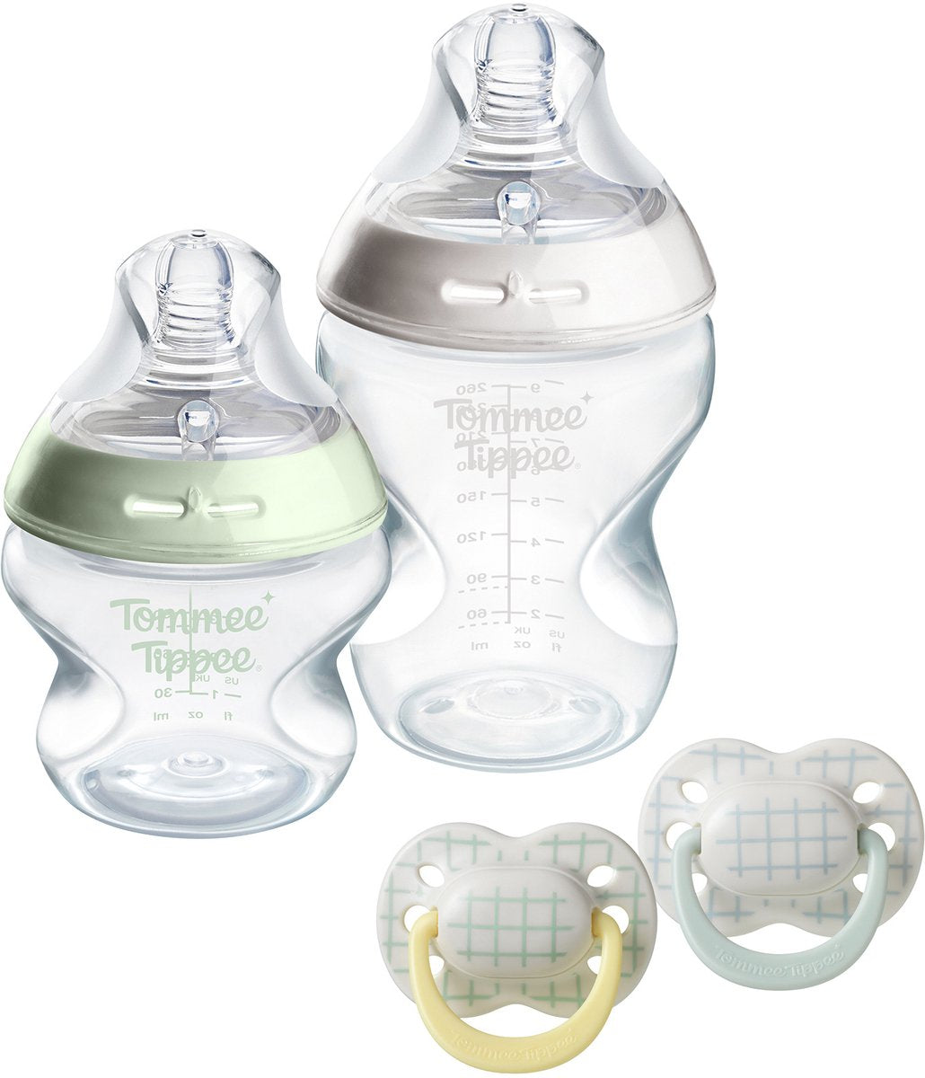Tommee tippee gavesæt med naturlig start sutteflasker og sutter