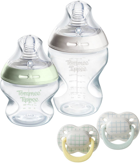 Tommee tippee gavesæt med naturlig start sutteflasker og sutter