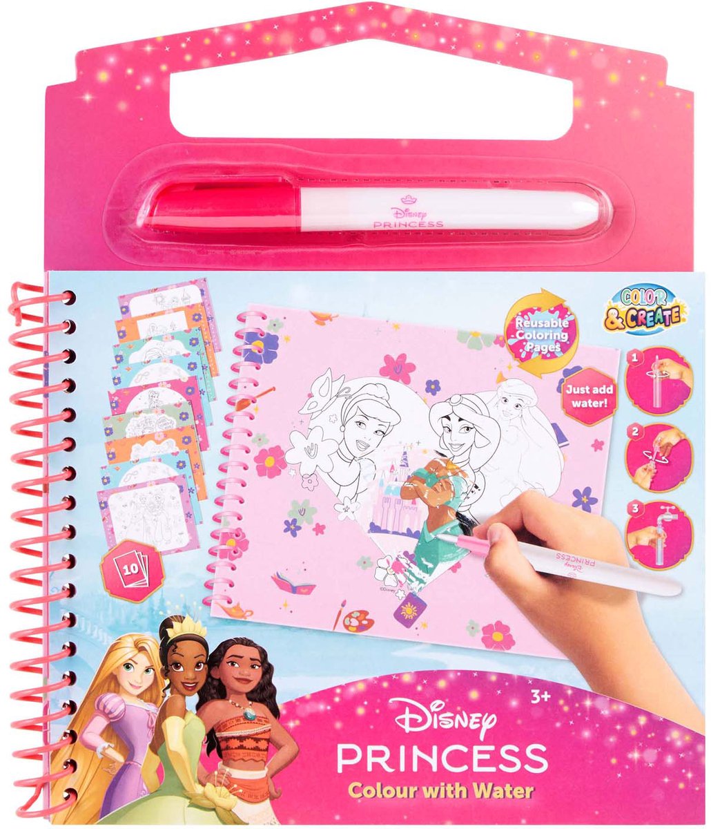 Canenco disney prinsesse vand malebog malebog for børn.