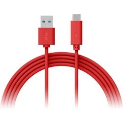 USB-C kabel xlayer farvelinje 1 m rød