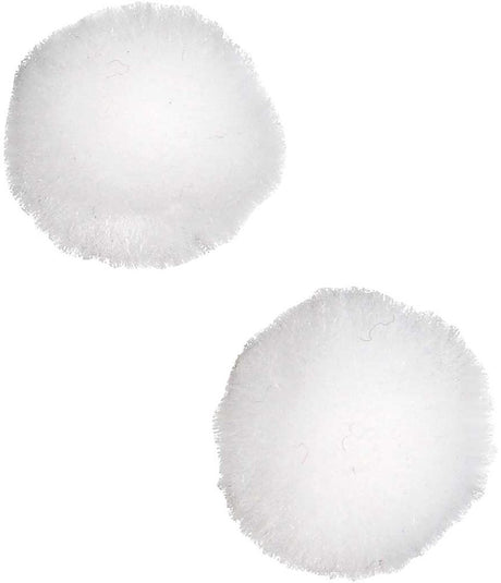 Creativ firma pom-poms, d 20 mm, hvid, 100 stk 1 æske