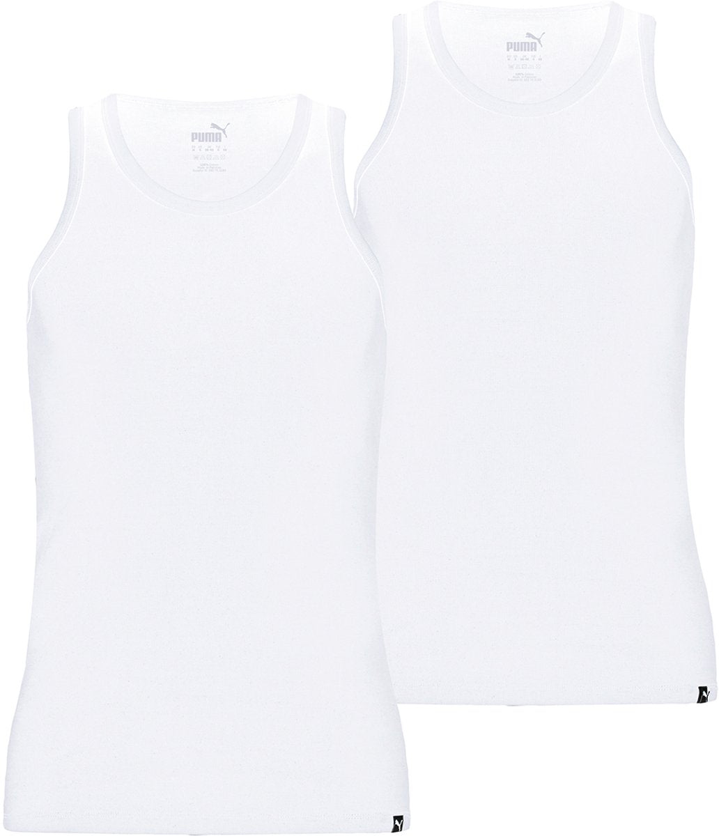 Puma heren everyday hemd - white - xl - 2 paar