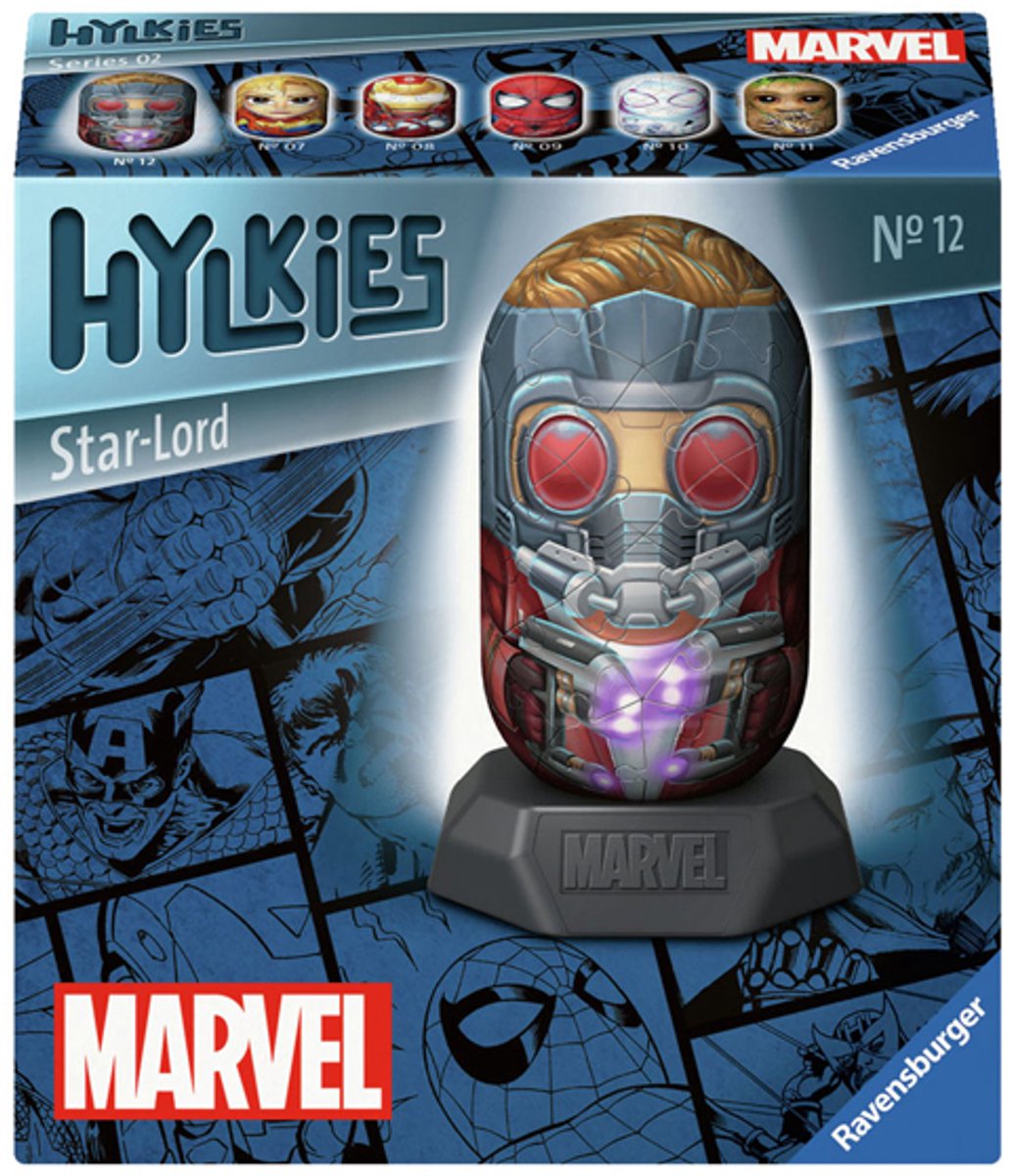 Ravensburger - hylkies - marvel star lord - kapselfigur