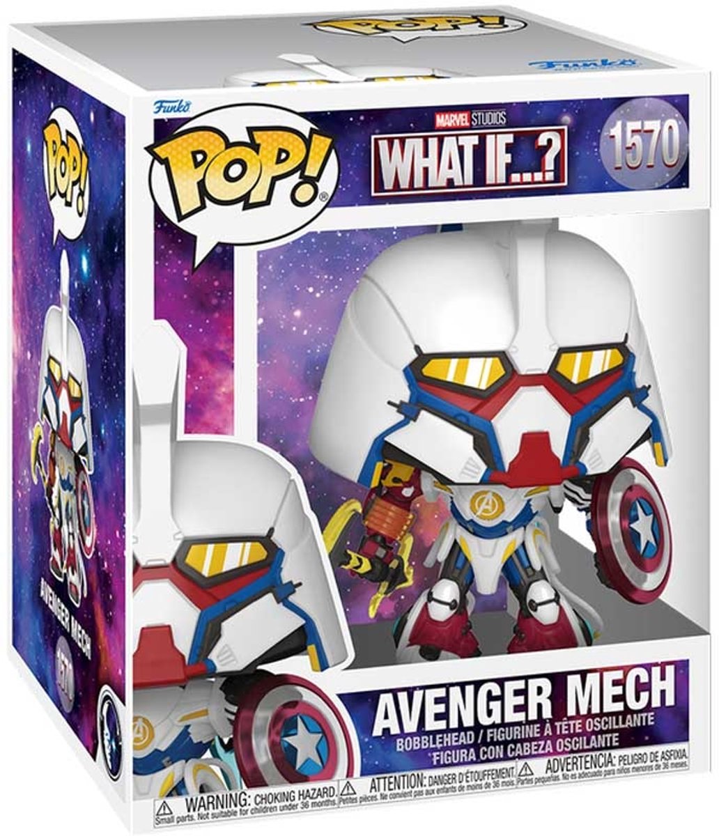 Funko pop! marvel: hvad nu hvis...? - Avenger mech (6 tommer) #1570
