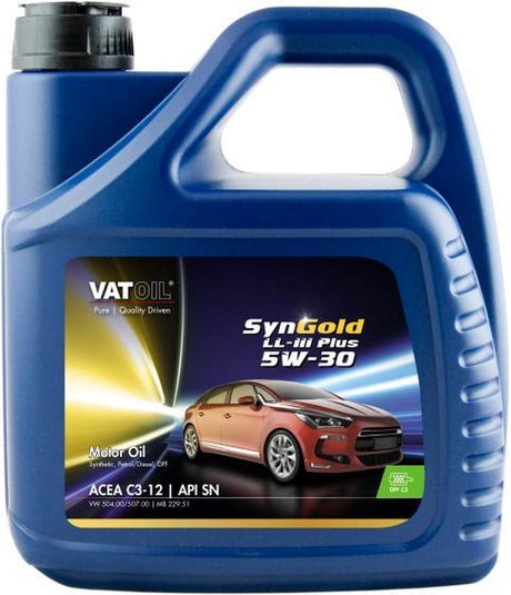 Kroon-olie vatoil syngold ll-iii plus 5w30 longlife ll c3 4ltr