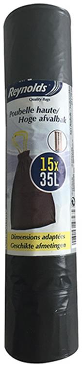 Vileda 1057855 - affaldspose høj affaldsspand 15x 35l | 5 stk