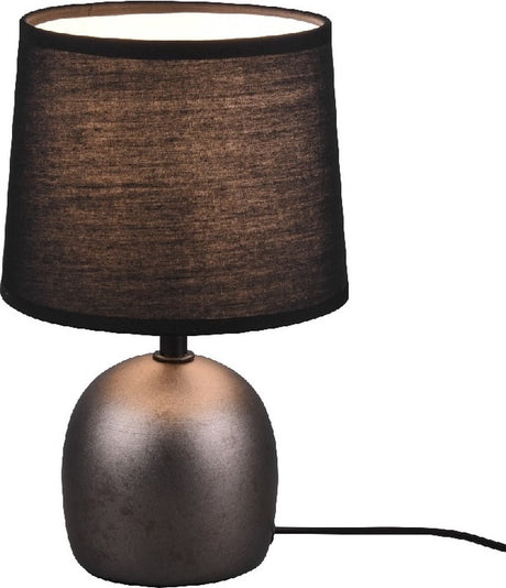 Rl live your light reality malu - bordlampe - nikkel antik - ekskl. 1x e14 4 w - ledningskontakt