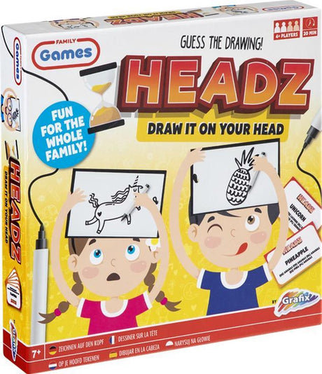 Grafix gezelschapsspel | headz | teken vaardigheden | ra ra wat teken ik? | 30 seconde