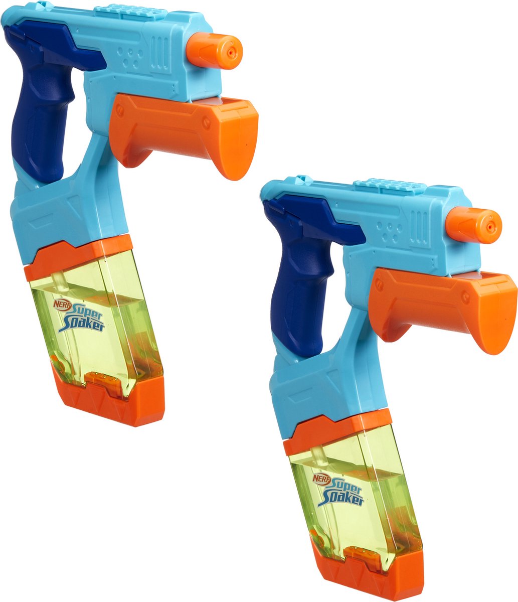 Nerf super soaker dunk-fill - vandpistol - duo-pakke