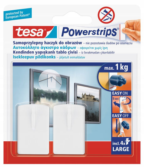 Tesa power strip kroge til billeder - uden boring