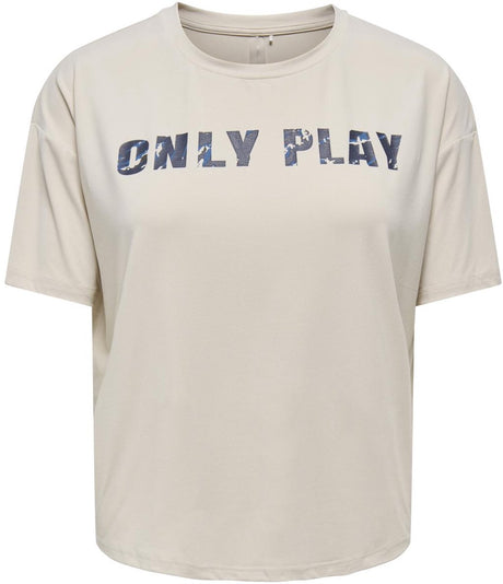 Kun spil - onpfont på ss løs t-shirt dame sportstrøje