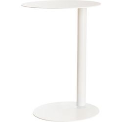 Sidebord drevet af paperflow stål hvid