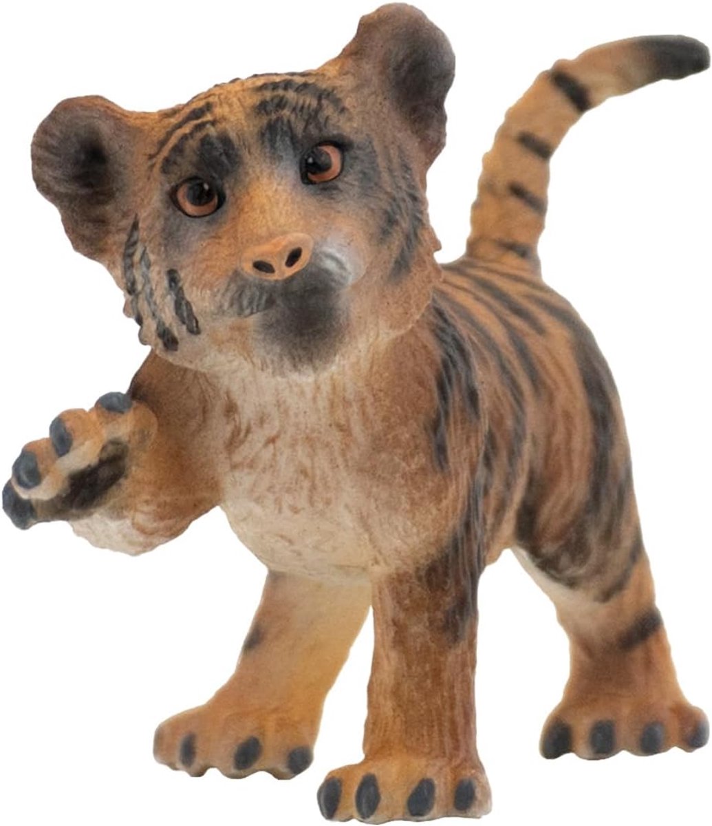 Bullyland 63684 – tigerunge brun – ca. 3,2 cm – realistisk og håndmalet dyrelivsfigur – ideel til pædagogisk leg, junglehistorier eller dekoration til børn fra 3 år