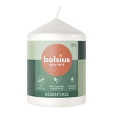 Bolsius søjlelys 80 58 uklar hvid