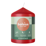 Bolsius søjlelys 80 58 sart rødt