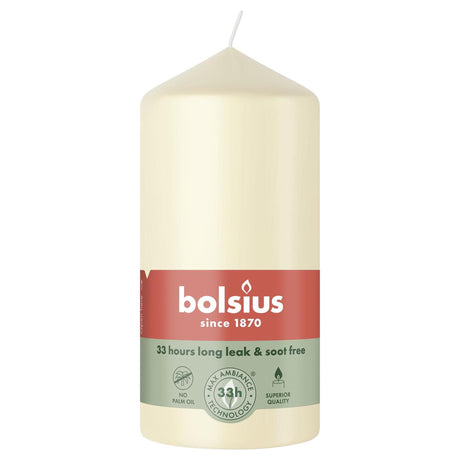 Bolsius søjlelys 120 58 blød perle