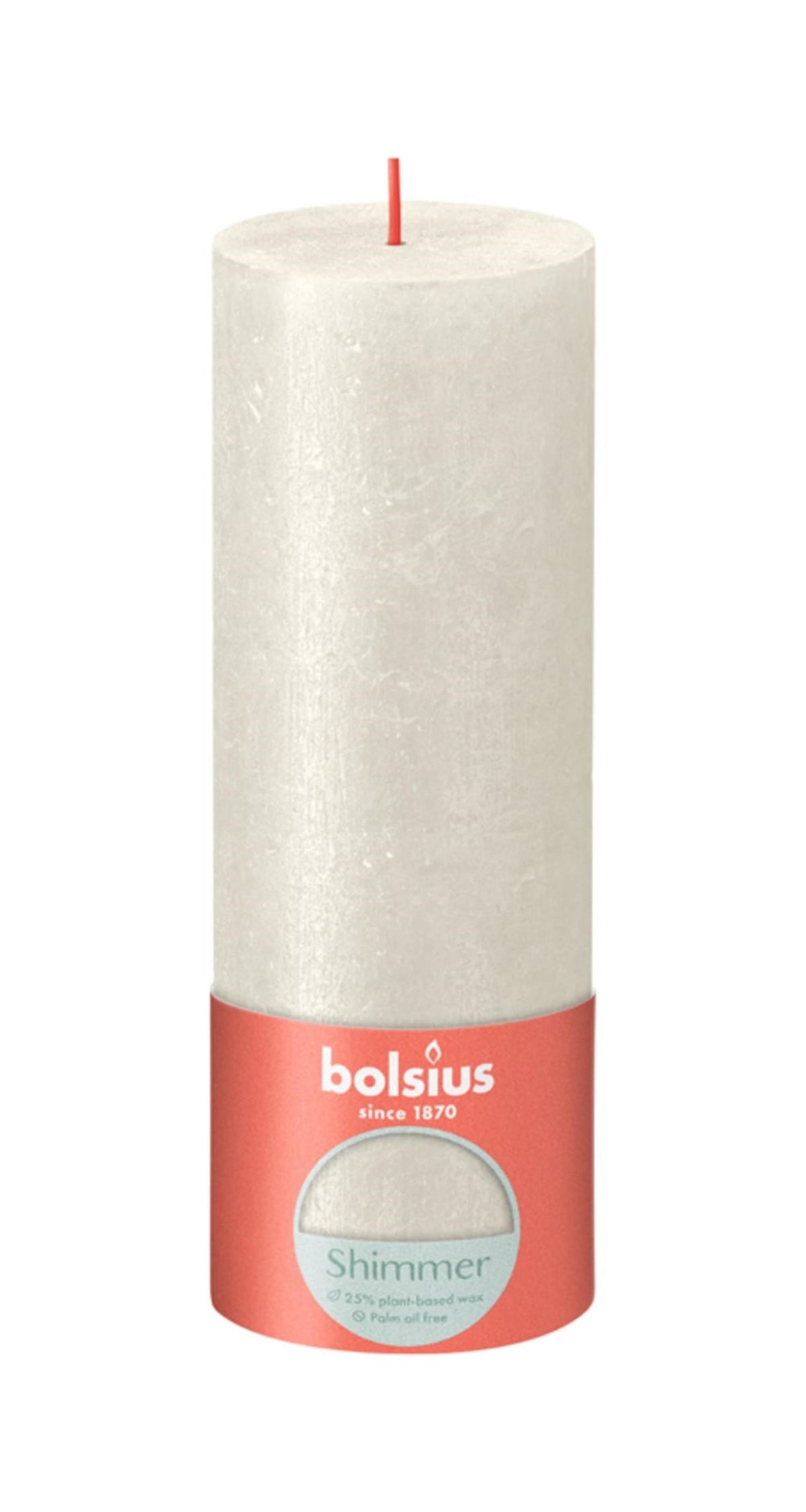 Bolsius rustikt lys 190 68 elfenben