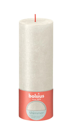 Bolsius rustikt lys 190 68 elfenben