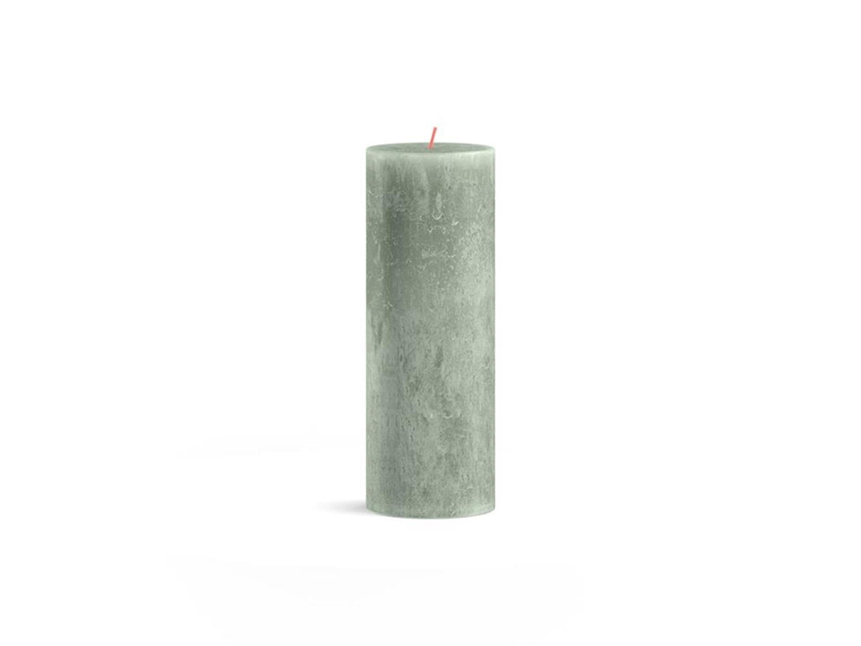 Bolsius shine kollektion rustik søjlelys 190 68 jade grøn-jade grøn