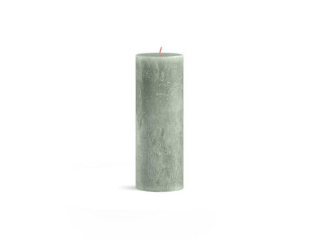 Bolsius shine kollektion rustik søjlelys 190 68 jade grøn-jade grøn