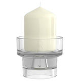 Bolsius glas multiholder rund h6,9cm dia 8,4cm