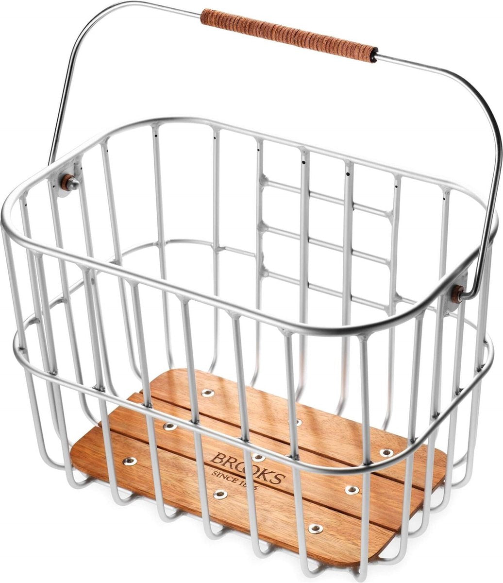Brooks kurv Hoxton inkl bev 25L aluminium 38x26x26cm
