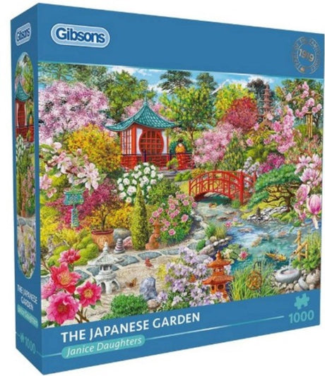 Gibsons - den japanske have (af janice døtre) - 1000 brikker 68×49cm (b×h) - puslespil for voksne