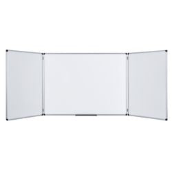 Foldbar whiteboard bi-office trio maya hvid