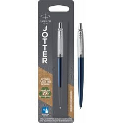 Parker Jotter kuglepen | kongeblå | medium punkt med blåt blæk