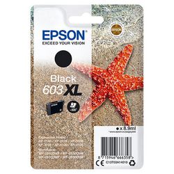 Blækpatron epson 603xl original c13t03a14010 sort