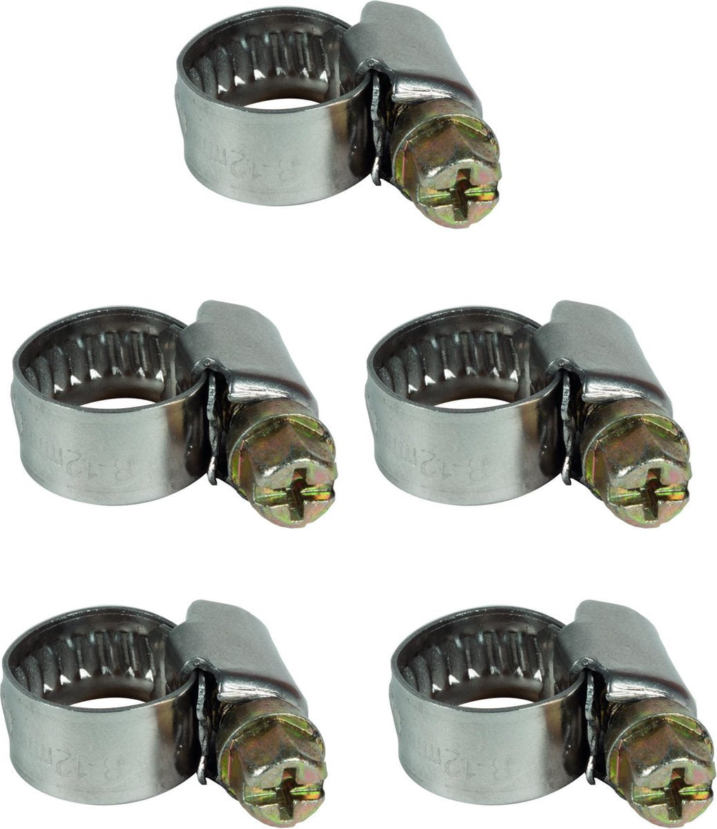 Einhell slangeklemmesæt 5 stk. 8 - 12 mm