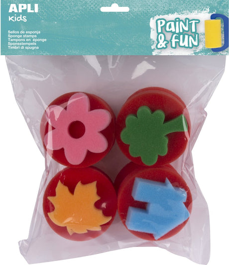 Apli kids jumbo svamp stempler - kreativt stempel sæt til børn.