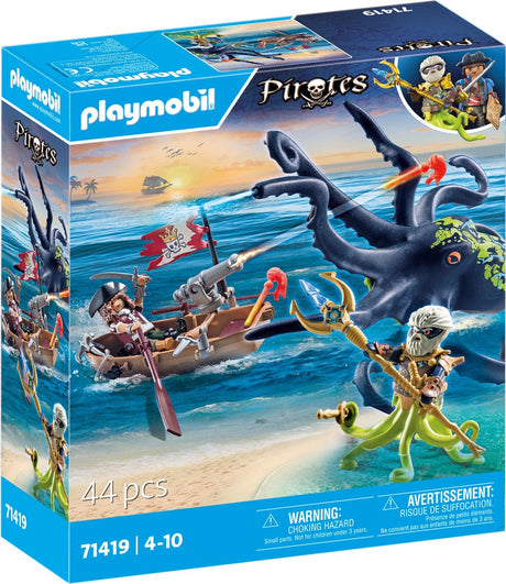 Playmobil Pirates kæmper mod den gigantiske ooctopus 71419