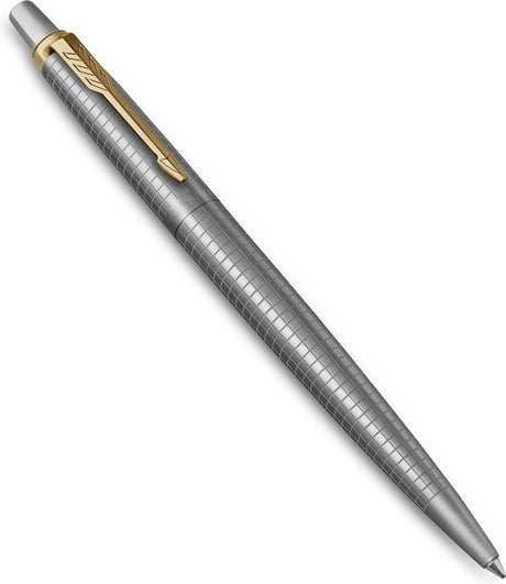 Parker jotter kuglepen | specialudgave | 70 års jubilæumsår rustfrit stål gt | blåt blæk | gaveemballage