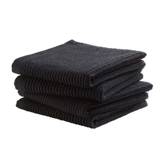 Ddddd basis sort karklud 30x30cm pr 4 stk