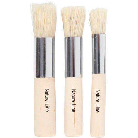 Creativ virksomhed https: www.cchobby.nl tamponing børster-l-10-cm-b-11-17-mm-d-11-14-17-mm-round-3-piece-1-box