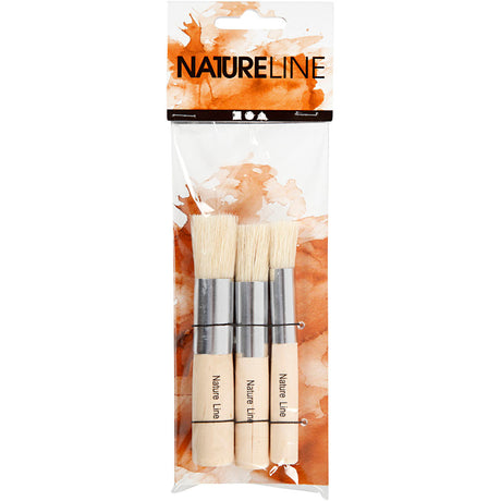 Creativ virksomhed https: www.cchobby.nl tamponing børster-l-10-cm-b-11-17-mm-d-11-14-17-mm-round-3-piece-1-box
