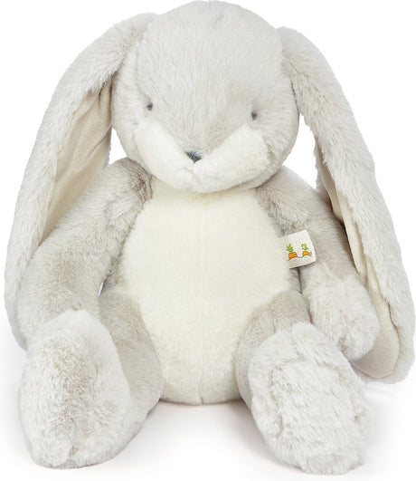 Bunnies by the bay nibble rabbit - krammetøj - broderede detaljer - 38 cm - grå
