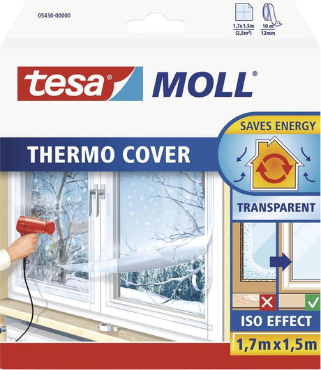 Tesa - termisk isoleringsfolie - 1,7m x 1,5m