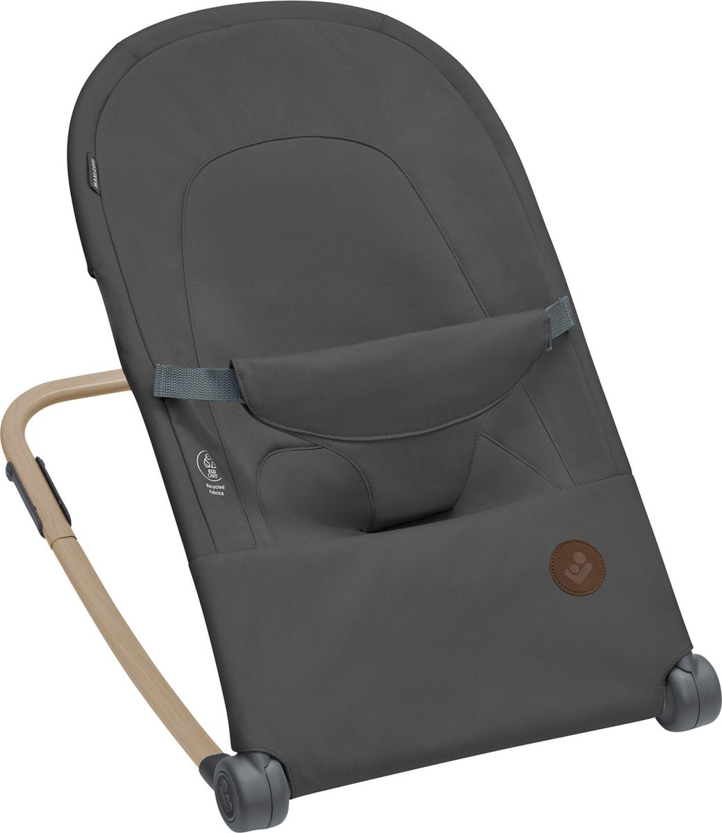 Maxi-cosi loa - 2-i-1 gyngestol - ud over grafit - fra fødslen til ca. 2 år - kompakt design 44 x 72 cm