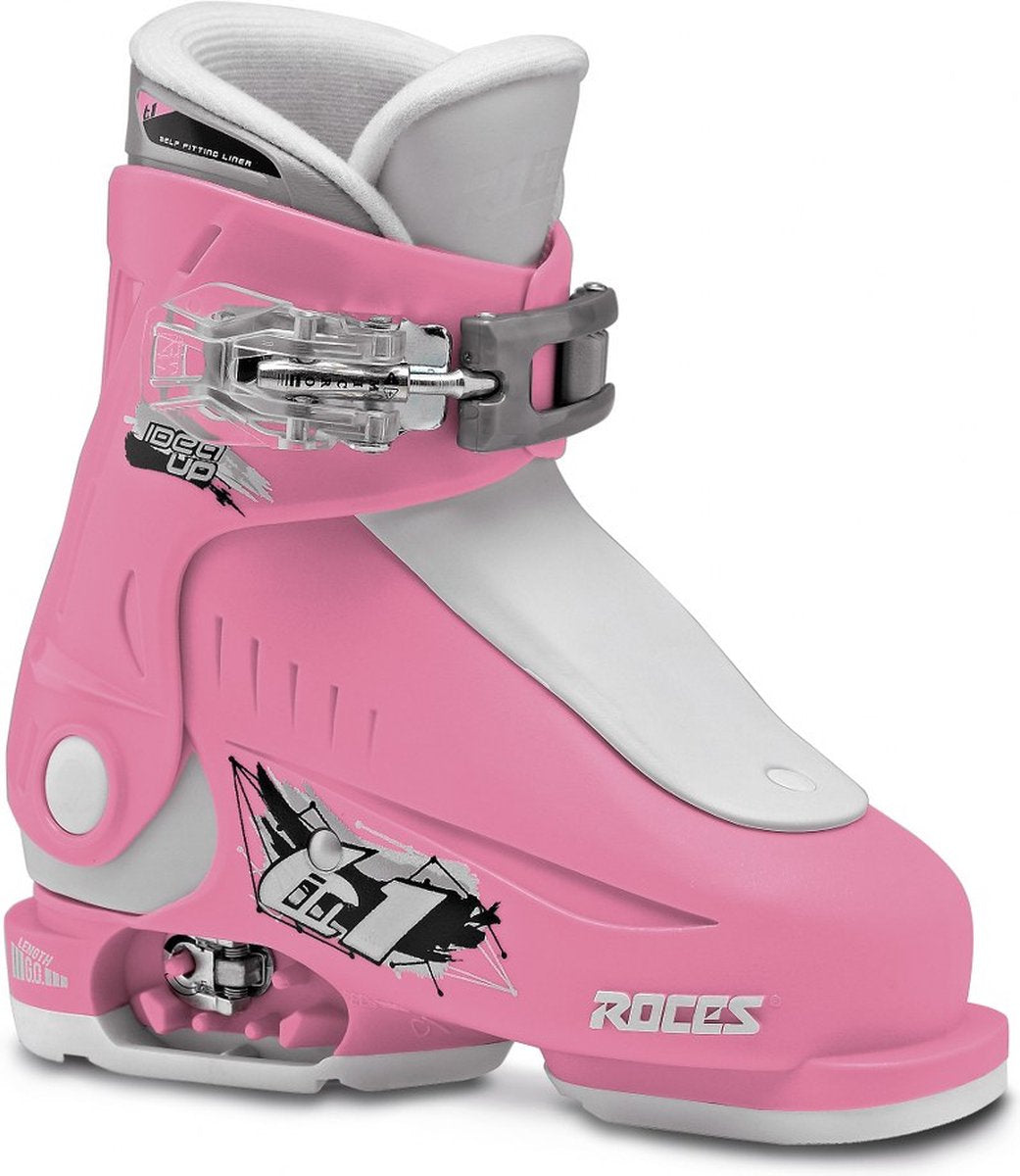 Roces - idé op - skistøvler - børn - 16.0-18.5 (25-29) - hvid - pink