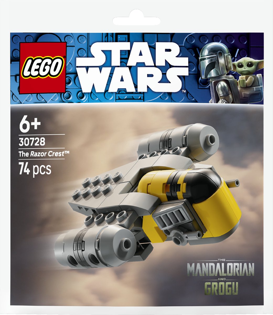 Lego star wars the razor crest mini model polybag - 30728 - - onesize