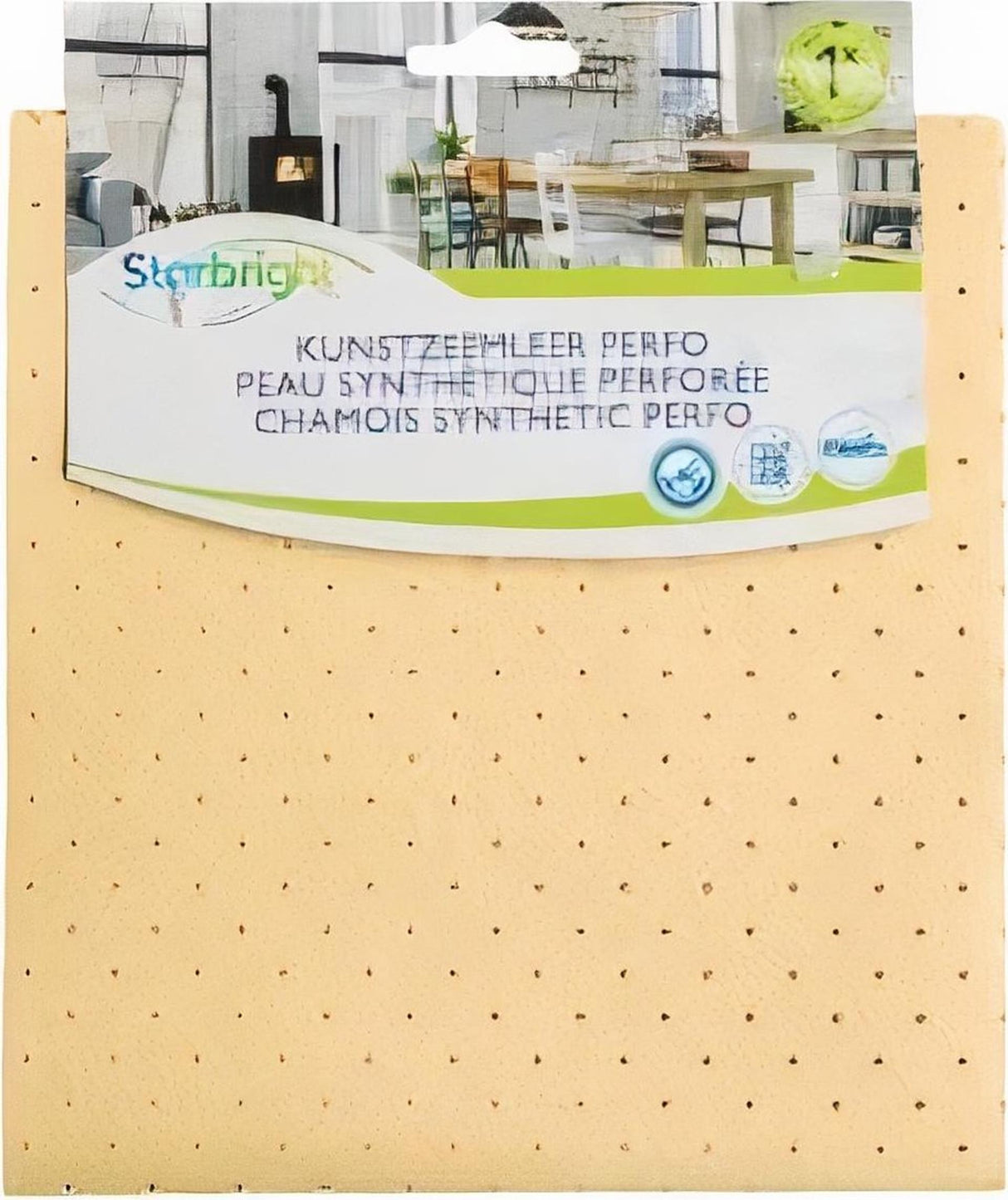 Starbright kunstigt vaskeskind perfo 40x35cm